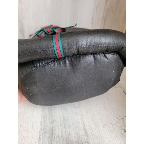 Vintage plush black tuxedo Cat santa claus hat home decor xmas - Picture 6 of 6